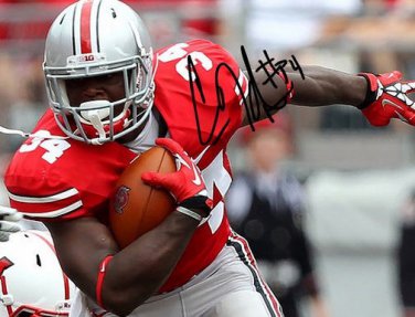 Carlos Hyde signed photo rp 8x10 autographed Ohio State