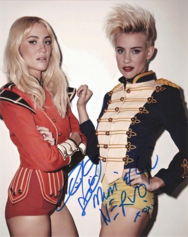 NERVO signed photo 8x10 rp Autographed Miriam & Olivia Heel Revolution