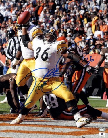 JEROME BETTIS SIGNED PHOTO 8X10 RP AUTOGRAPHED PITTSBURGH STEELERS THE BUS