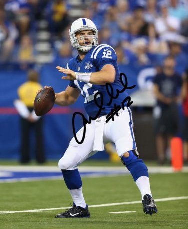 Andrew Luck signed photo 8x10 rp autographed Indianapolis Colts