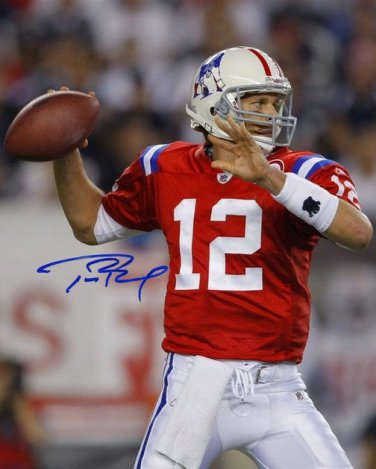 Tom Brady signed photo 8x10 rp autographed New England Patriots