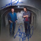JARED PADALECKI & JENSEN ACKLES SIGNED PHOTO 8X10 AUTOGRAPHED SUPERNATURAL
