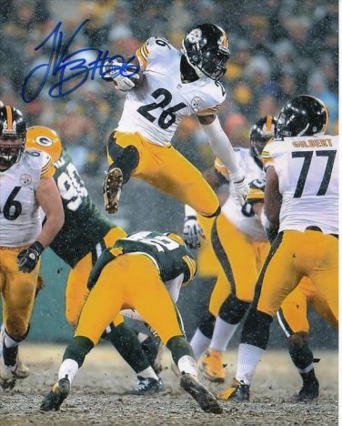 LE'VEON BELL SIGNED PHOTO 8X10 RP AUTOGRAPHED LEVEON PITTSBURGH STEELERS