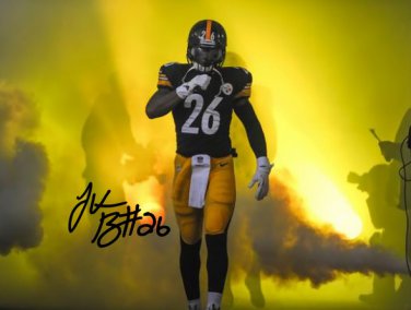 LE'VEON BELL SIGNED PHOTO 8X10 RP AUTOGRAPHED LEVEON PITTSBURGH STEELERS