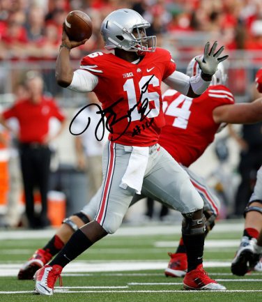 JT BARRETT SIGNED PHOTO 8X10 RP AUTOGRAPHED OHIO STATE BUCKEYES