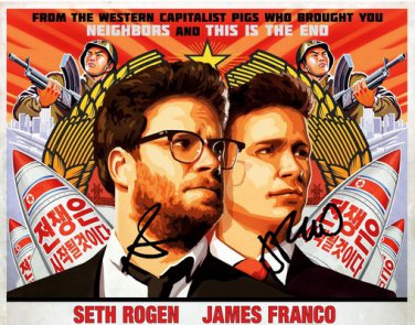SETH ROGEN & JAMES FRANCO SIGNED PHOTO 8X10 RP AUTOGRAPHED " THE INTERVIEW "
