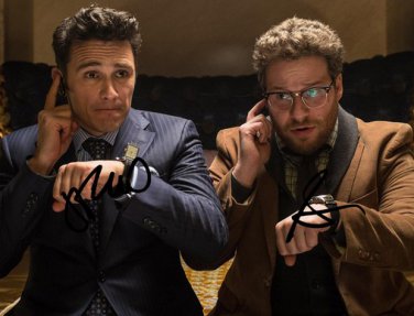 SETH ROGEN & JAMES FRANCO SIGNED PHOTO 8X10 RP AUTOGRAPHED " THE INTERVIEW "