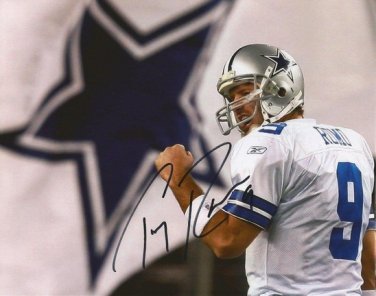 TONY ROMO SIGNED PHOTO 8X10 RP AUTO AUTOGRAPHED DALLAS COWBOYS