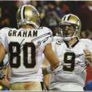 DREW BREES & JIMMY GRAHAM SIGNED PHOTO 8X10 RP AUTOGRAPHED NEW ORLEANS SAINTS DREW BREES & JIMMY GRAHAM SIGNED PHOTO 8X10 RP AUTOGRAPHED NEW ORLEANS SAINTS