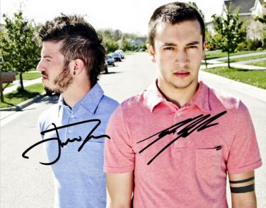 TWENTY ONE PILOTS AUTOGRAPHED SIGNED POSTER PHOTO 8X10 RP TYLER JOSEPH JOSH DUN