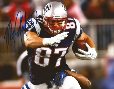 ROB GRONKOWSKI SIGNED PHOTO 8X10 RP AUTOGRAPHED NEW ENGLAND PATRIOTS FOOTBALL