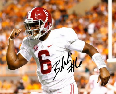 BLAKE SIMS SIGNED PHOTO 8X10 RP AUTOGRAPHED ALABAMA FOOTBALL !