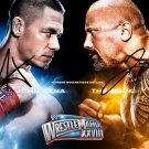 THE ROCK JOHN CENA SIGNED PHOTO 8X10 AUTOGRAPHED DWAYNE JOHNSON WWE WRESTLING THE ROCK JOHN CENA SIGNED PHOTO 8X10 AUTOGRAPHED DWAYNE JOHNSON WWE WRESTLING