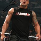THE ROCK SIGNED PHOTO 8X10 AUTOGRAPHED DWAYNE JOHNSON WWE WRESTLING THE ROCK SIGNED PHOTO 8X10 AUTOGRAPHED DWAYNE JOHNSON WWE WRESTLING