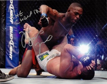 JON " BONES " JONES SIGNED PHOTO 8X10 AUTO AUTOGRAPHED MMA FIGHTING