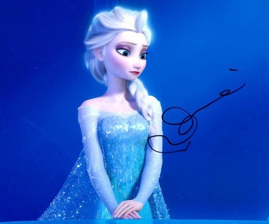 Idina Menzel Signed Poster Photo 8x10 Rp Autographed Frozen 