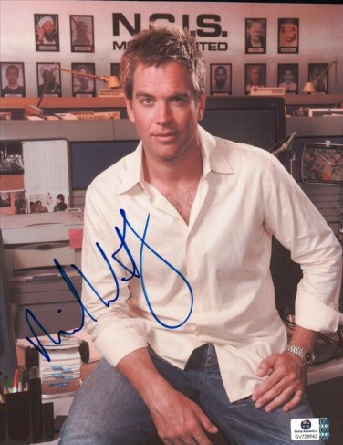 MICHAEL WEATHERLY SIGNED PHOTO 8X10 RP AUTOGRAPHED NCIS