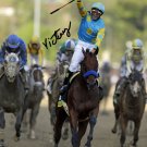 VICTOR ESPINOZA " AMERICAN PHAROAH " SIGNED PHOTO 8X10 RP AUTOGRAPHED KENTUCKY DERBY VICTOR ESPINOZA " AMERICAN PHAROAH " SIGNED PHOTO 8X10 RP AUTOGRAPHED KENTUCKY DERBY