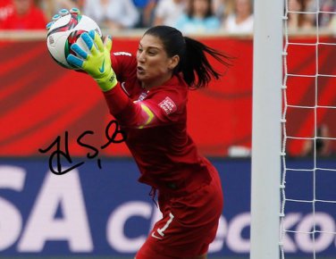 HOPE SOLO SIGNED PHOTO 8X10 RP AUTOGRAPHED FIFA WORLD CUP WOMENS SOCCER