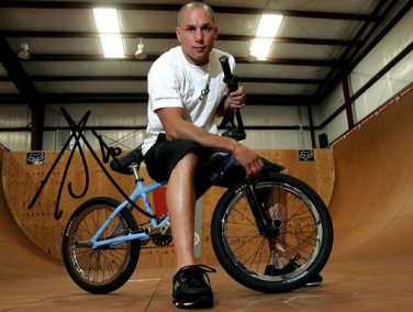 DAVE MIRRA SIGNED PHOTO 8X10 RP AUTOGRAPHED BMX X GAMES