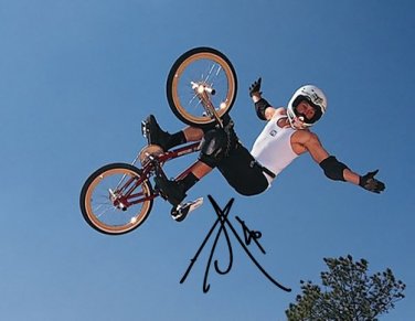DAVE MIRRA SIGNED PHOTO 8X10 RP AUTOGRAPHED BMX X GAMES