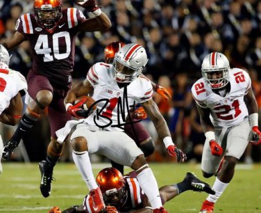 BRAXTON MILLER SIGNED PHOTO 8X10 RP AUTO AUTOGRAPHED OHIO STATE SPIN MOVE