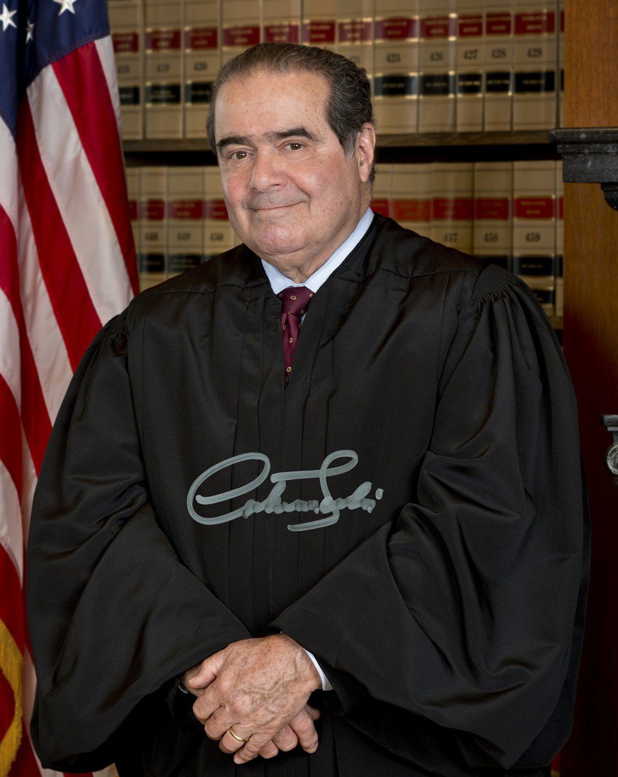 ANTONIN SCALIA SIGNED PHOTO 8X10 RP AUTOGRAPHED SUPREME COURT JUSTICE