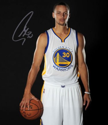 STEPHEN CURRY SIGNED PHOTO 8X10 RP AUTO AUTOGRAPHED GOLDEN STATE NBA BASKETBALL