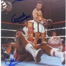MUHAMMAD ALI GEORGE FOREMAN SIGNED PHOTO 8X10 RP AUTOGRAPH RUMBLE IN THE JUNGLE MUHAMMAD ALI GEORGE FOREMAN SIGNED PHOTO 8X10 RP AUTOGRAPH RUMBLE IN THE JUNGLE