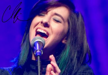 * CHRISTINA GRIMMIE SIGNED POSTER PHOTO 8X10 RP AUTOGRAPHED THE VOICE *