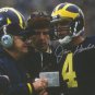 JIM HARBAUGH SIGNED PHOTO 8X10 RP AUTO AUTOGRAPHED W/ BO SCHEMBECHLER MICHIGAN