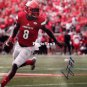 LAMAR JACKSON & COACH BOBBY PETRINO SIGNED PHOTO 8X10 RP AUTOGRAPHED LOUISVILLE