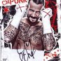CM PUNK SIGNED PHOTO 8X10 RP AUTOGRAPHED WWE WRESTLING COLLECTIBLE PICTURE