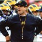 * JIM HARBAUGH SIGNED PHOTO 8X10 RP AUTOGRAPHED MICHIGAN WOLVERINES GO BLUE !