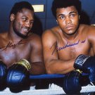 MUHAMMAD ALI JOE FRAZIER SIGNED PHOTO RP AUTO AUTOGRAPHED BOXING LEGENDS