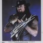 The Undertaker signed 8x10 photo Autographed promo picture wwe wrestling vintage