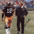 CHUCK NOLL TERRY BRADSHAW SIGNED PHOTO 8X10 RP AUTOGRAPHED PITTSBURGH STEELERS