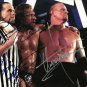 THE UNDERTAKER SHAWN MICHAELS TRIPLE H SIGNED PHOTO 8X10 RP AUTOGRAPHED