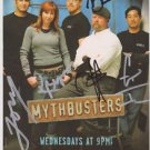 MYTHBUSTERS ORIGINAL FULL CAST SIGNED PHOTO 8X10 RP AUTOGRAPH GROUP KARI BYRON MYTHBUSTERS ORIGINAL FULL CAST SIGNED PHOTO 8X10 RP AUTOGRAPH GROUP KARI BYRON