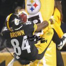 ANTONIO BROWN SIGNED PHOTO 8X10 RP AUTOGRAPHED GOAL POST LEAP ! ANTONIO BROWN SIGNED PHOTO 8X10 RP AUTOGRAPHED GOAL POST LEAP !