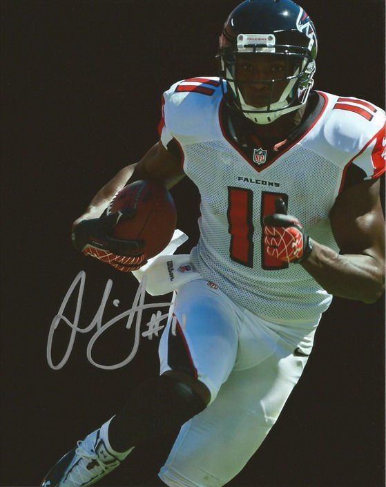 JULIO JONES SIGNED PHOTO 8X10 RP AUTOGRAPHED ATLANTA FALCONS