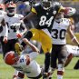 ANTONIO BROWN SIGNED PHOTO 8X10 RP AUTOGRAPHED KARATE KICK ! PITTSBURGH STEELERS
