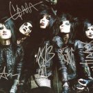 * BLACK VEIL BRIDES FULL BAND GROUP SIGNED PHOTO 8X10 RP AUTOGRAPH ANDY BIERSACK * BLACK VEIL BRIDES FULL BAND GROUP SIGNED PHOTO 8X10 RP AUTOGRAPH ANDY BIERSACK