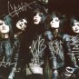 * BLACK VEIL BRIDES FULL BAND GROUP SIGNED PHOTO 8X10 RP AUTOGRAPH ANDY BIERSACK