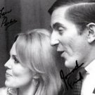 RARE DUAL SIGNED PHOTO LARA PARKER & JONATHAN FRID 8X10 RP DARK SHADOWS AUTO