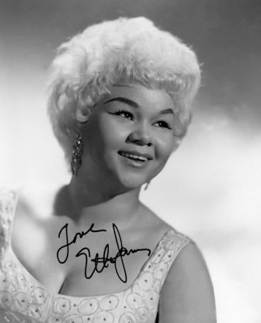 ETTA JAMES SIGNED PHOTO 8X10 RP AUTOGRAPHED VINTAGE PICTURE