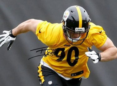 TJ WATT SIGNED PHOTO 8X10 RP AUTO AUTOGRAPHED PITTSBURGH STEELERS #1 PICK !