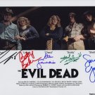 EVIL DEAD FULL CAST SIGNED PHOTO 8X10 RP AUTOGRAPHED BRUCE CAMPBELL + ALL
