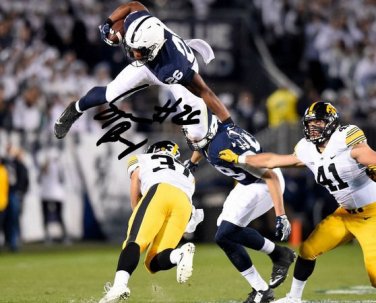 PENN STATE RUNNING BACK SAQUON BARKLEY SIGNED PHOTO 8X10 RP AUTOGRAPHED
