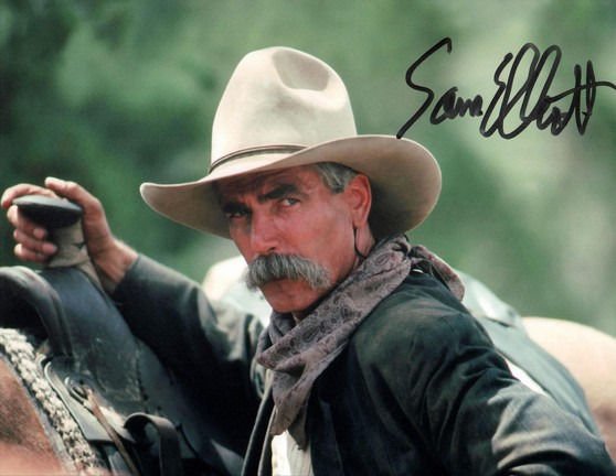 SAM ELLIOTT SIGNED PHOTO 8X10 RP AUTOGRAPHED TOMBSTONE